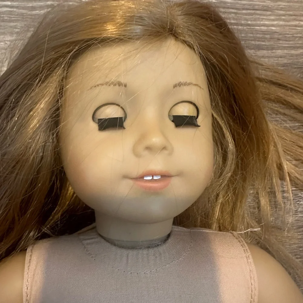 American Girl Doll with Golden Brown Hair and Brown Eyes - Picture 3 of 14